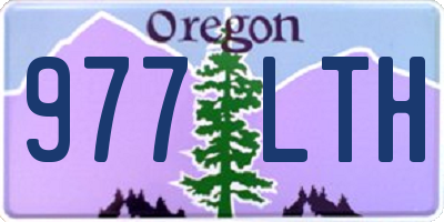 OR license plate 977LTH