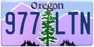 OR license plate 977LTN