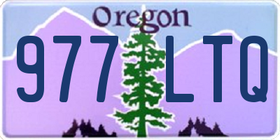 OR license plate 977LTQ