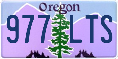 OR license plate 977LTS
