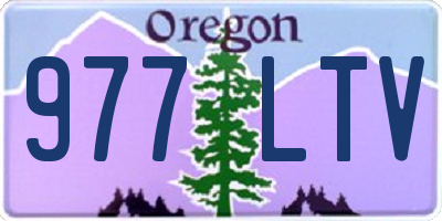 OR license plate 977LTV