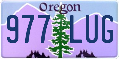 OR license plate 977LUG