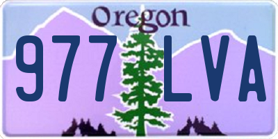 OR license plate 977LVA