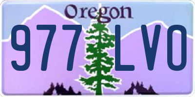 OR license plate 977LVO