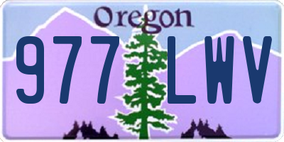 OR license plate 977LWV