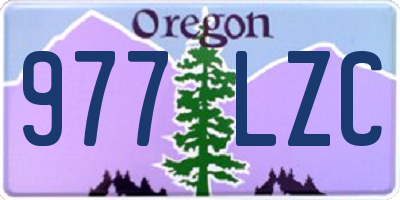 OR license plate 977LZC