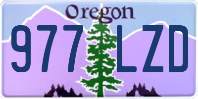 OR license plate 977LZD