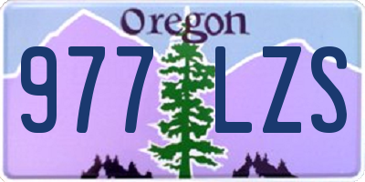 OR license plate 977LZS