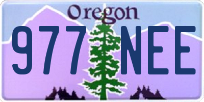 OR license plate 977NEE