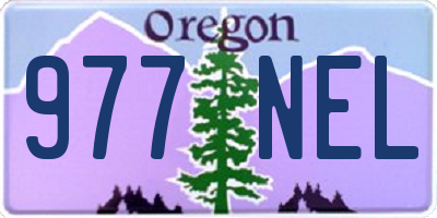 OR license plate 977NEL
