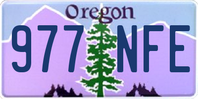 OR license plate 977NFE