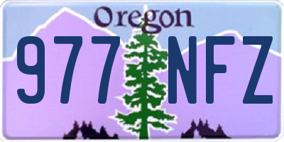 OR license plate 977NFZ