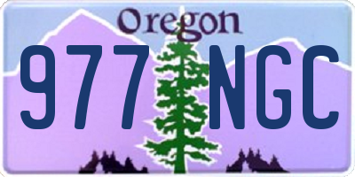 OR license plate 977NGC