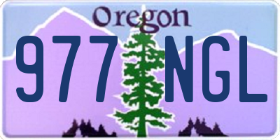 OR license plate 977NGL