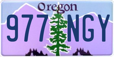 OR license plate 977NGY