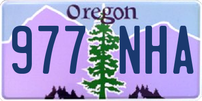 OR license plate 977NHA