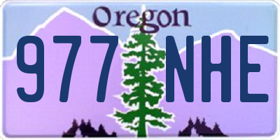 OR license plate 977NHE
