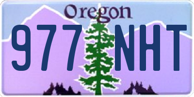 OR license plate 977NHT