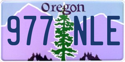 OR license plate 977NLE