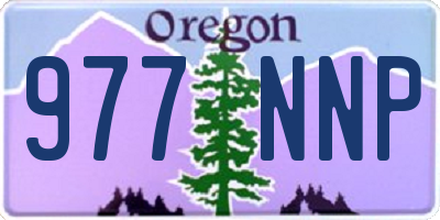 OR license plate 977NNP