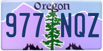 OR license plate 977NQZ