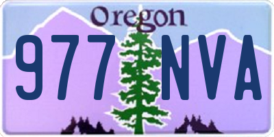 OR license plate 977NVA
