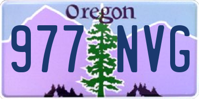 OR license plate 977NVG