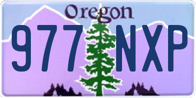 OR license plate 977NXP