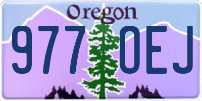 OR license plate 977OEJ