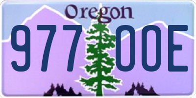 OR license plate 977OOE