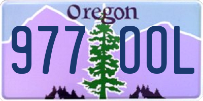 OR license plate 977OOL