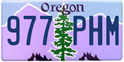 OR license plate 977PHM
