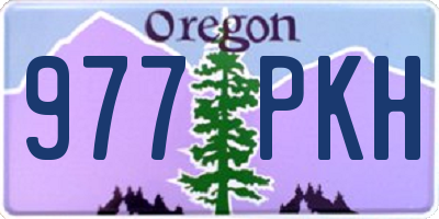 OR license plate 977PKH