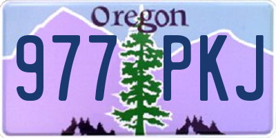OR license plate 977PKJ