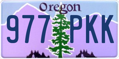 OR license plate 977PKK