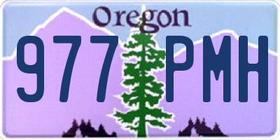 OR license plate 977PMH