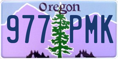 OR license plate 977PMK