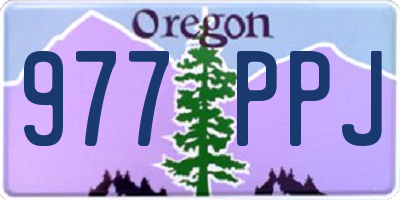 OR license plate 977PPJ