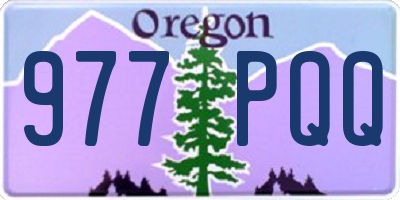 OR license plate 977PQQ