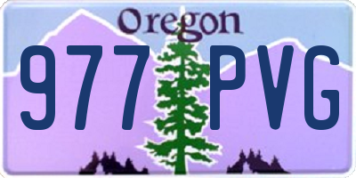 OR license plate 977PVG