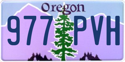 OR license plate 977PVH