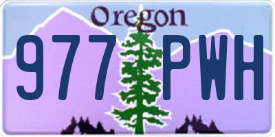 OR license plate 977PWH