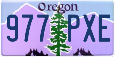 OR license plate 977PXE