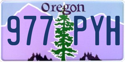 OR license plate 977PYH