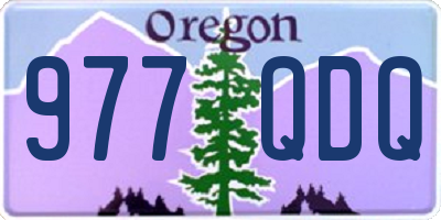 OR license plate 977QDQ
