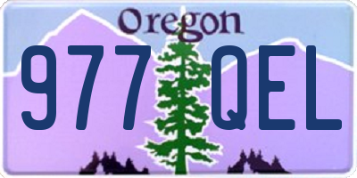 OR license plate 977QEL