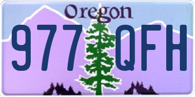 OR license plate 977QFH