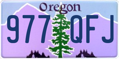 OR license plate 977QFJ