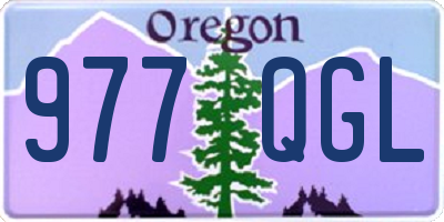 OR license plate 977QGL