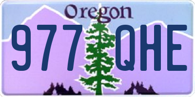 OR license plate 977QHE